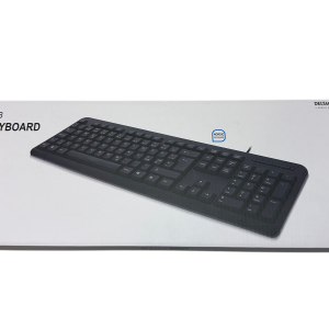DELTACO tastatur, nordisk layout, USB, svart