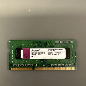 Kingston 1GB DDR3 1333MHz PC3-10600S SO-DIMM 204-Pin 1.5V Non-ECC ACR128X64D3S1333C9